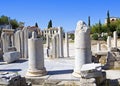 ÃÂ view from the ruined temple of Zeus in the Acropolis in Athens, in Greece